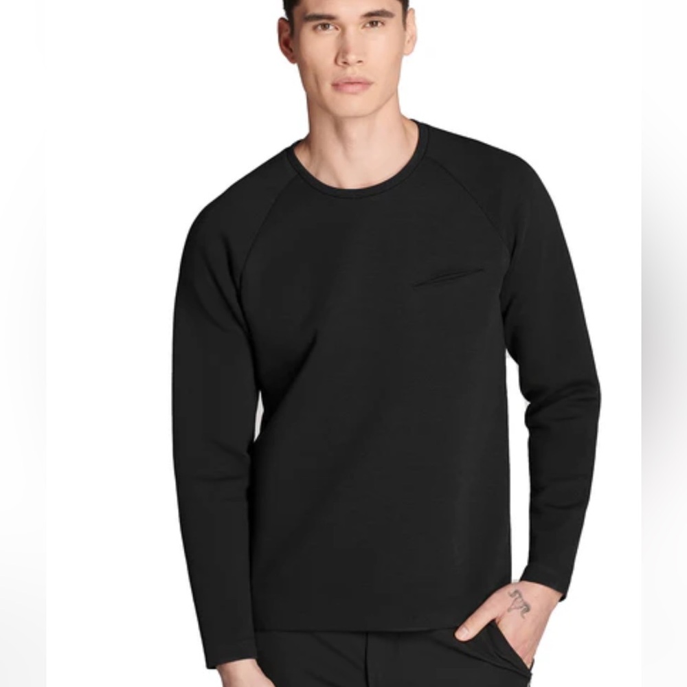 RYU Men’s Ethos Long Sleeve Crewneck Sweater Grey
